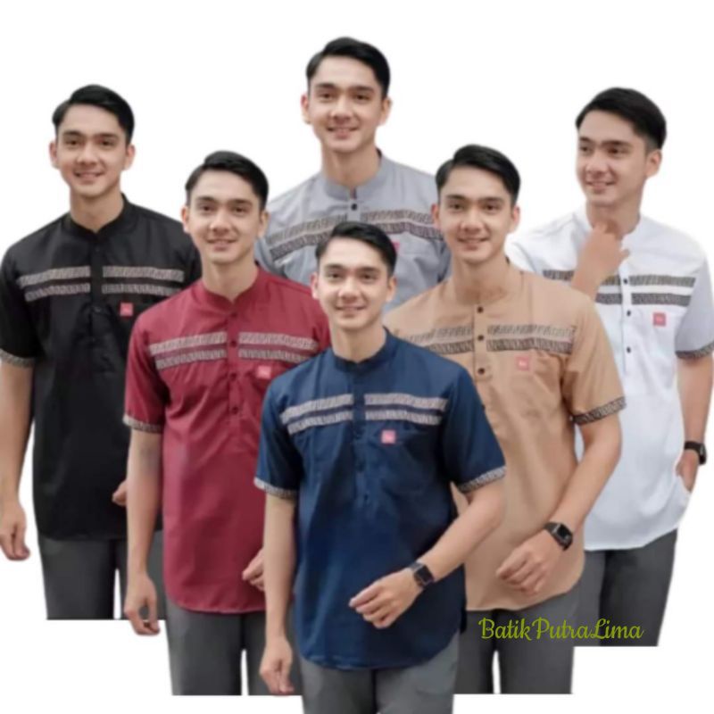 BAJU KOKO FF Lengan pendek material TOYOBO PREMIUM