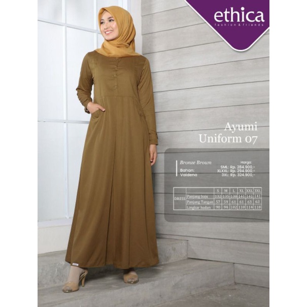 GAMIS &amp; SETELAN ROK AYUMI UNIFORM 04 - 14  • ETHICA