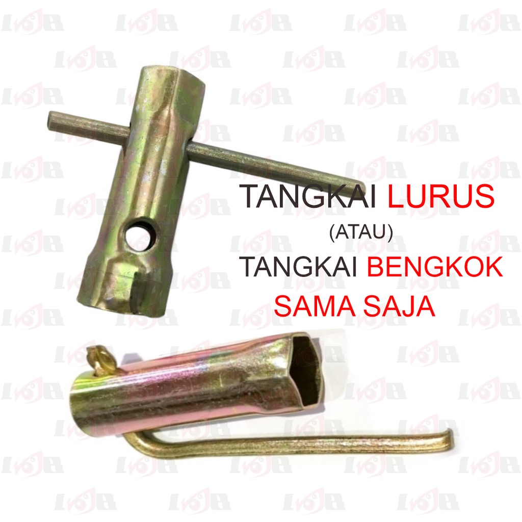 Kunci Busi 17mm 19mm Motor Honda Bebek Universal Bahan Besi