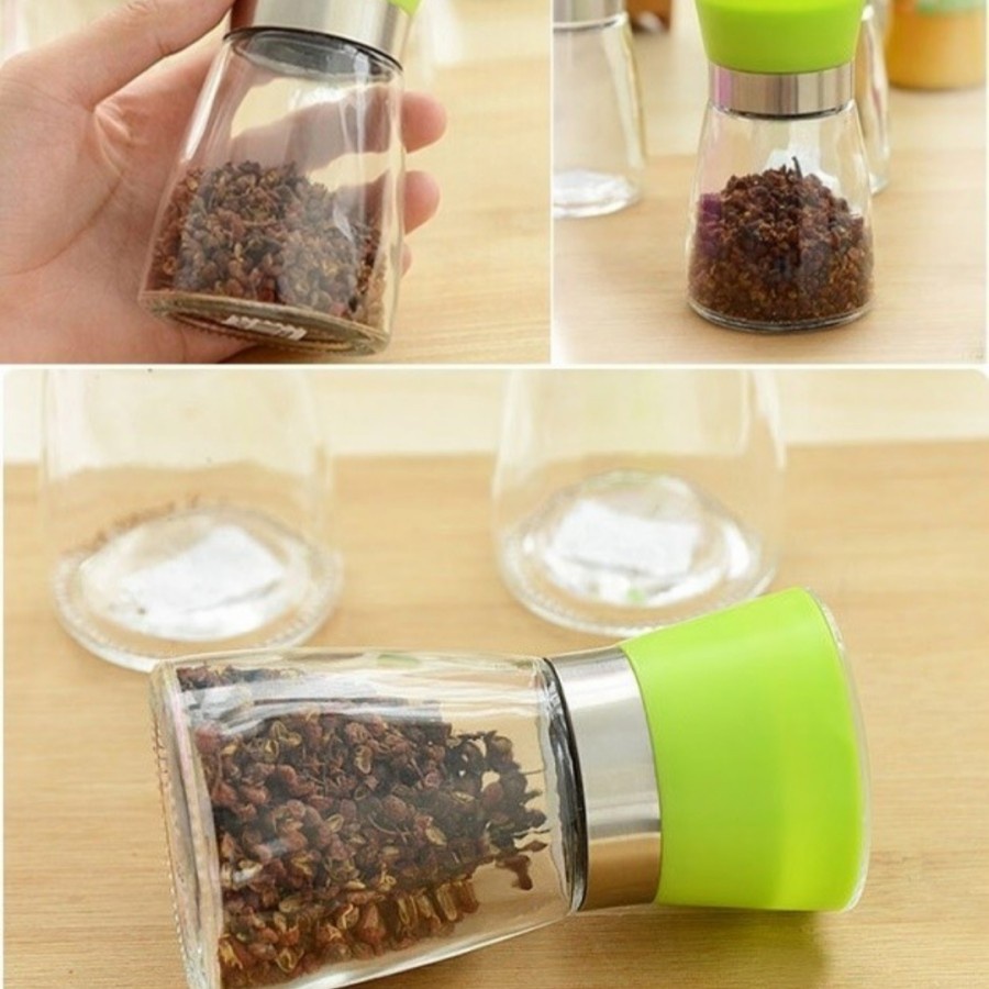 Black Pepper Grinder Manual Shaker Alat Masak Dapur Bumbu Merica Food