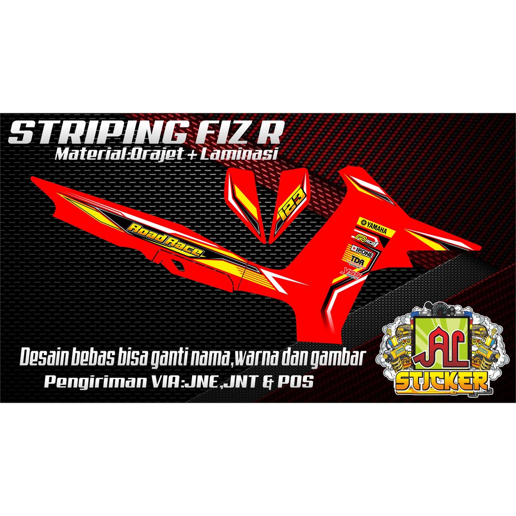 Striping Fiz R Custom Road Race Model Terbaru