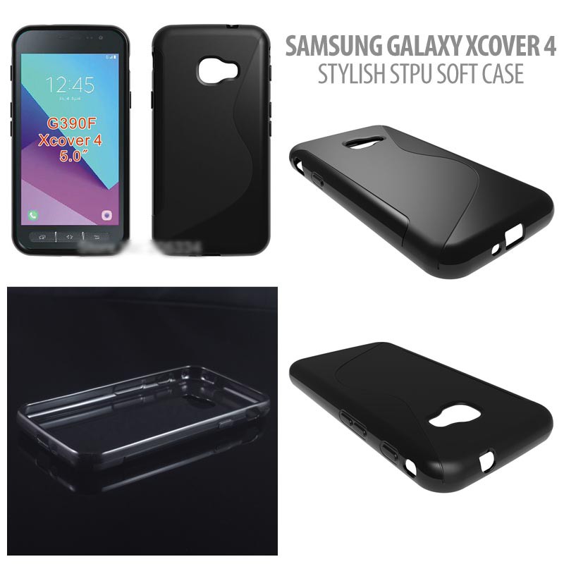 Samsung Galaxy X Cover Xcover 4 Soft Case Casing Softcase Jelly Silikon Silicon Backcover Kesing