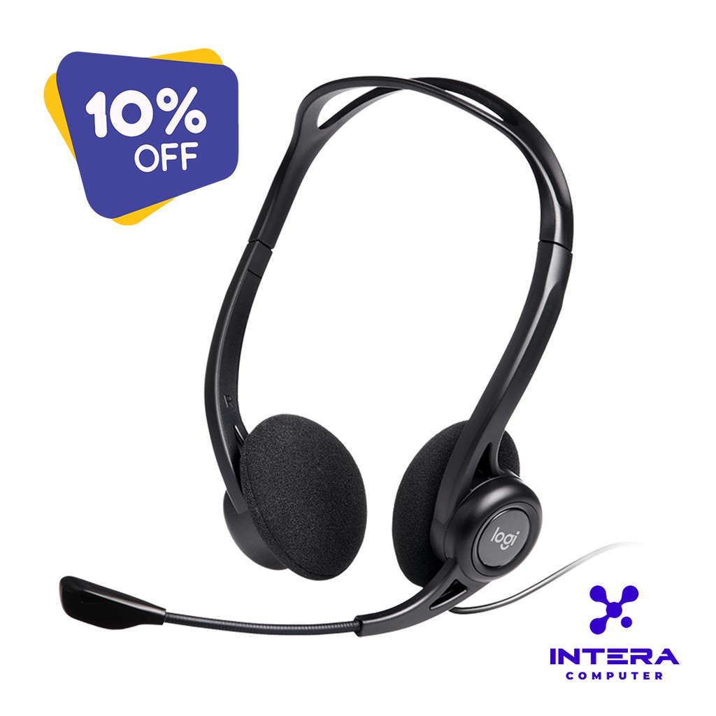 Headset USB Logitech H370 - Headset Headphone Kabel Logitech Original