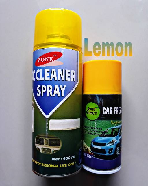 Paket AC Cleaner Spray plus Pengharum Ruangan &amp; Mobil Car Freshener