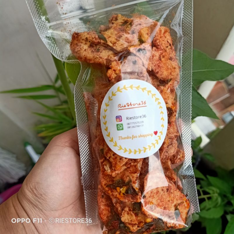 

keripik basreng/cemilan basreng pedas