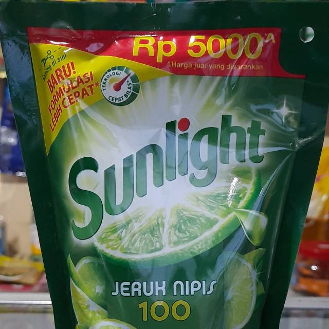 

Sunlight sabun cuci piring kemasan 210ml