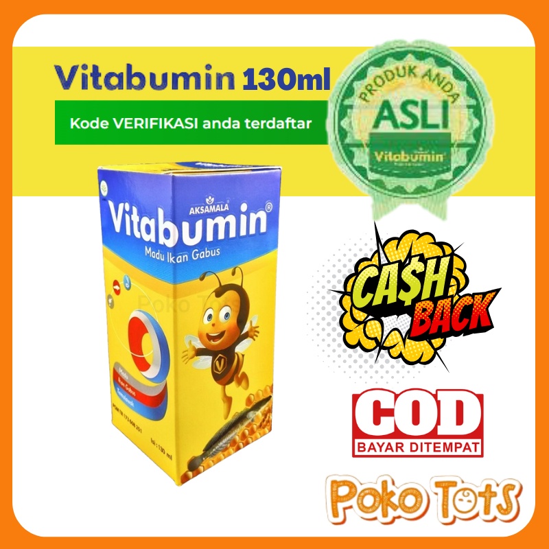 Vitabumin Madu 130ml Nutrisi Tumbuh Kembang Penambah Nafsu Makan Anak