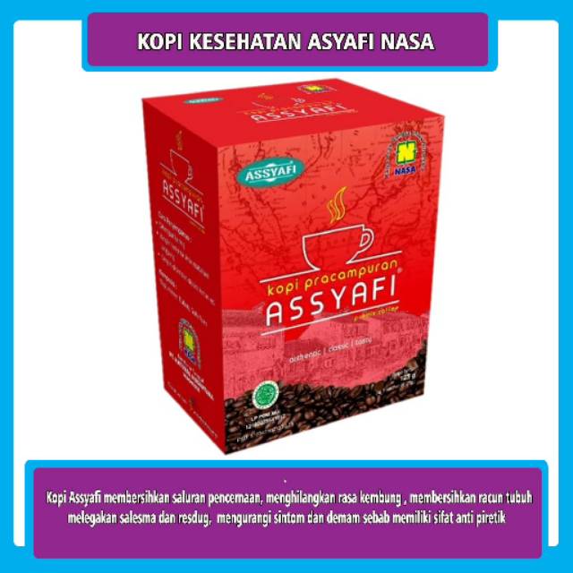 

Kopi Pracampuran Assyafi Nasa Terbukti Menyehatkan Tubuh