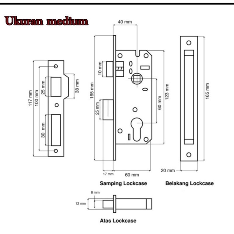 kunci handle pintu tanggung hitam kompit Promo Kunci Pintu Ukuran Sedang Medium Tanggung Black Hitam Sus 304 kunci pintu model minimalis kunci pintu black hitam stainless 304 ukuran sedang kunci pintu kamar