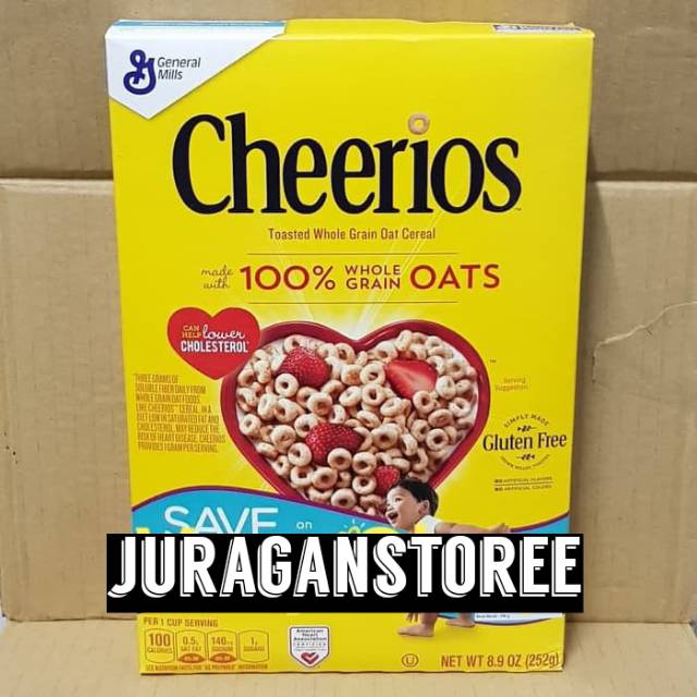 

Cherios toested whole grain oat cereal 252gr