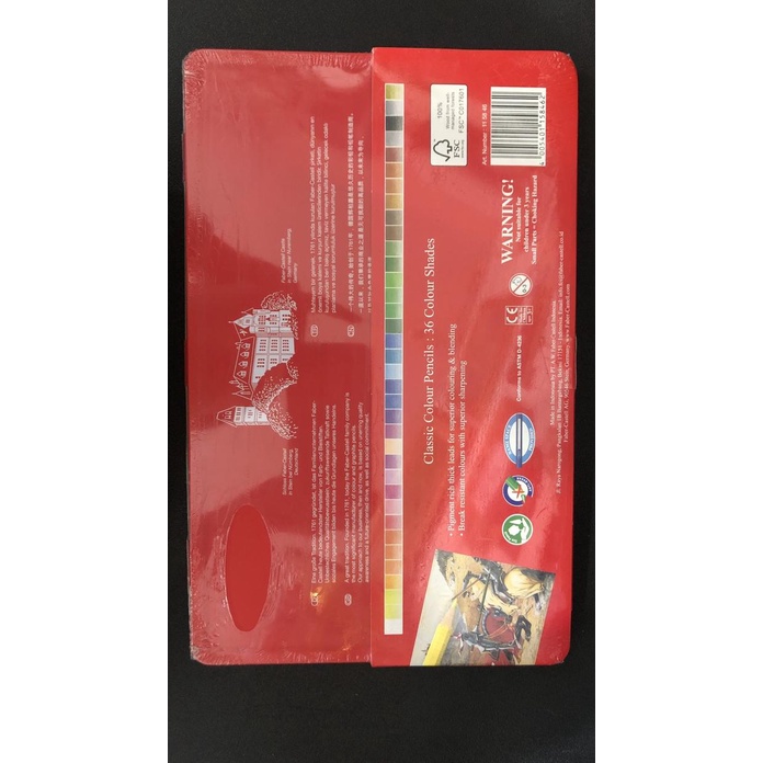 Pensil Warna isi 36 Kaleng Faber Castell