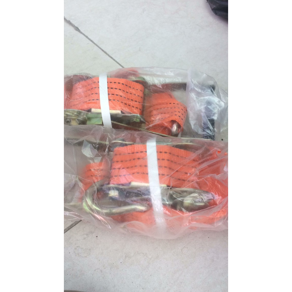 Webbing Cargo Ratchet Tie Down TrackBelt Lashing Belt 25 Mm X 10M