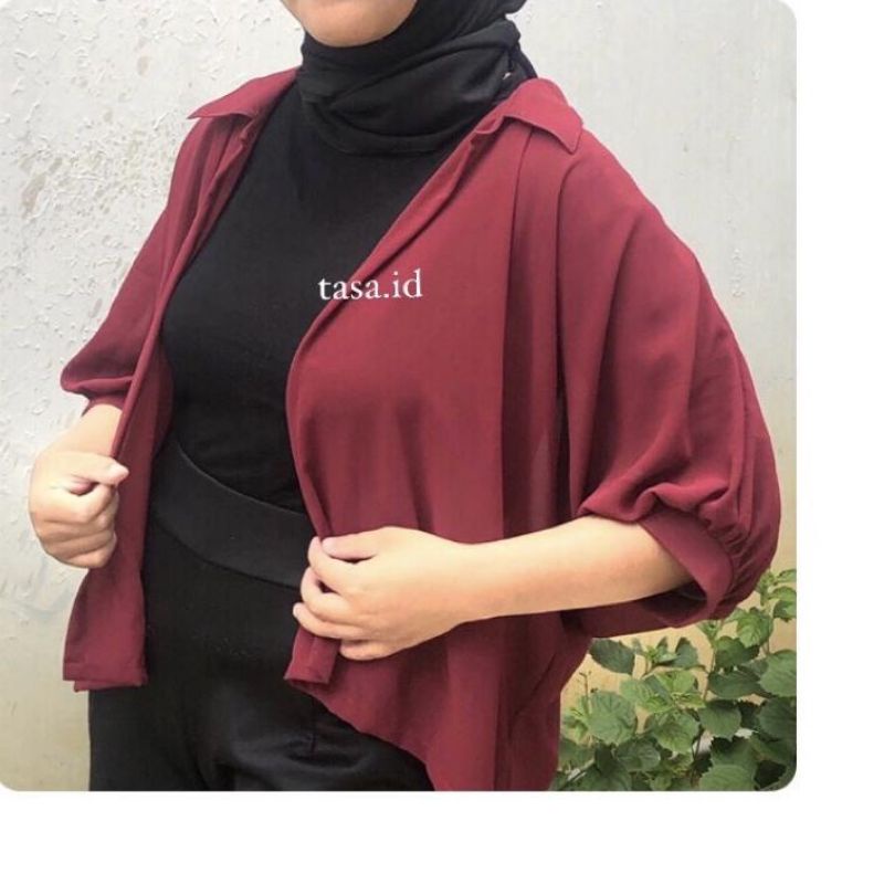 Felicia basic outer atasan wanita fashion remaja