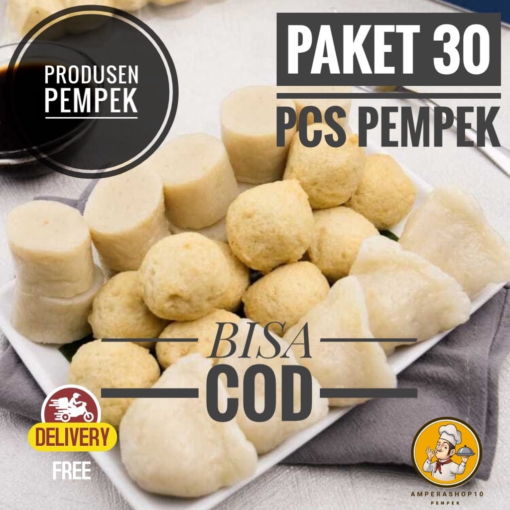 

PEMPEK PALEMBANG ASLI PAKET 30 PCS PRODUSEN