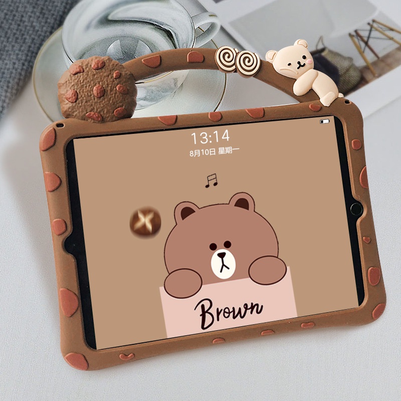 Case Pelindung Ipad Mini45 / air10 / 13 / 36cm Bahan Silikon Untuk Anak