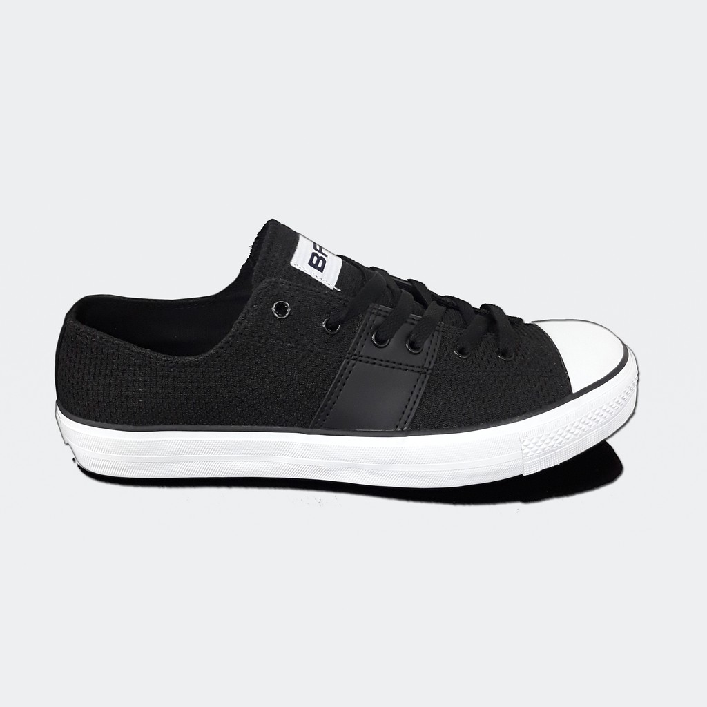 BFLY Sepatu Basic Low Casual Street Style REVOLT BLACK Knit Original