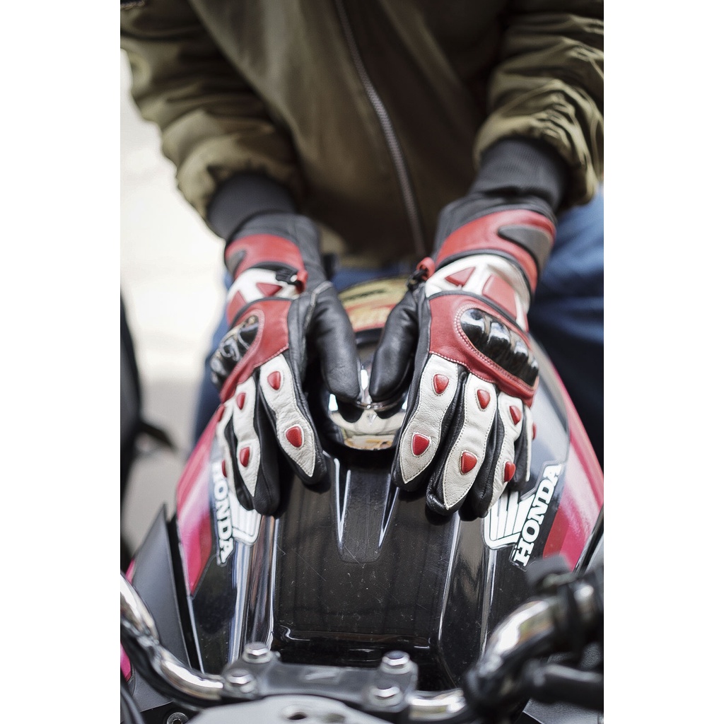 Jayuwan SN21MP Sarung Tangan Motor Bahan Kulit Domba Asli