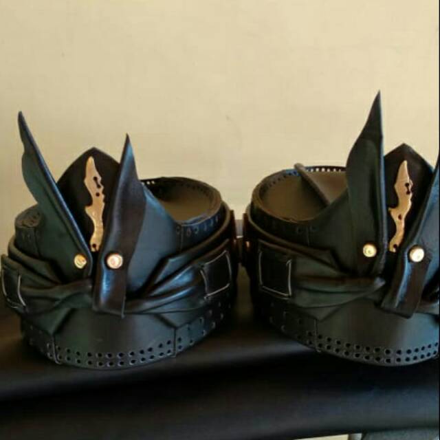 Blangkon kulit iket sunda motiv sulam