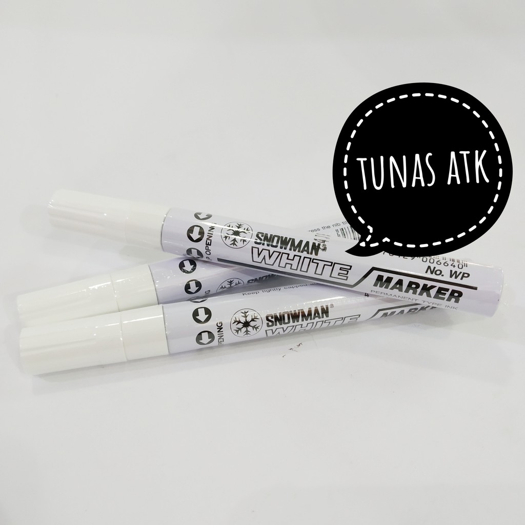 

SNOWMAN WHITE MARKER NO. WP