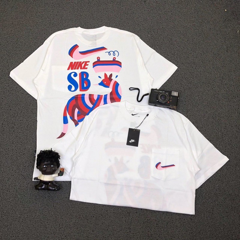 TSHIRT KAOS BAJU NIKE SKATEBOARDING X PATT PUTIH LIKE ORI