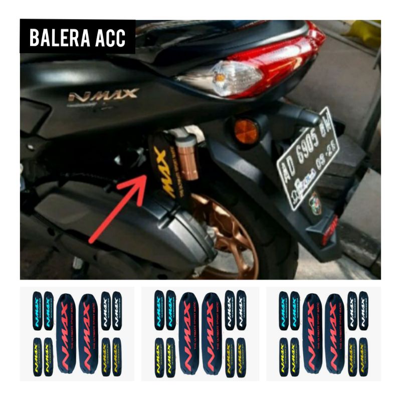 Sarung Pelindung Shok Beker Cover Shock Breaker Nmax PREMIUM