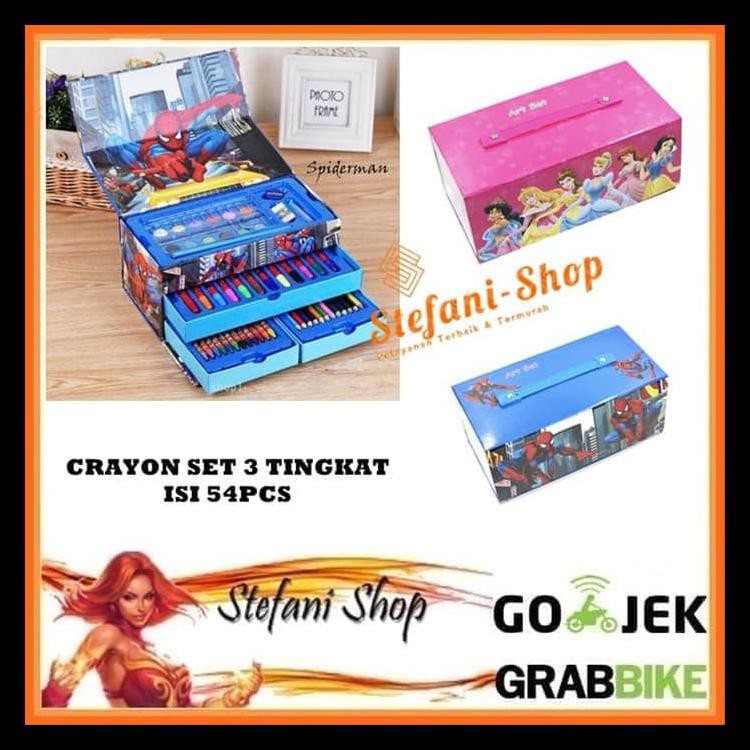 

Hot Product Murah Crayon Set 3 Tingkat Isi 54Pcs Keren Promo