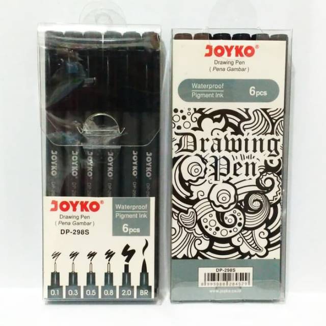 

Drawing Pen Set Joyko Waterproof DP-298S