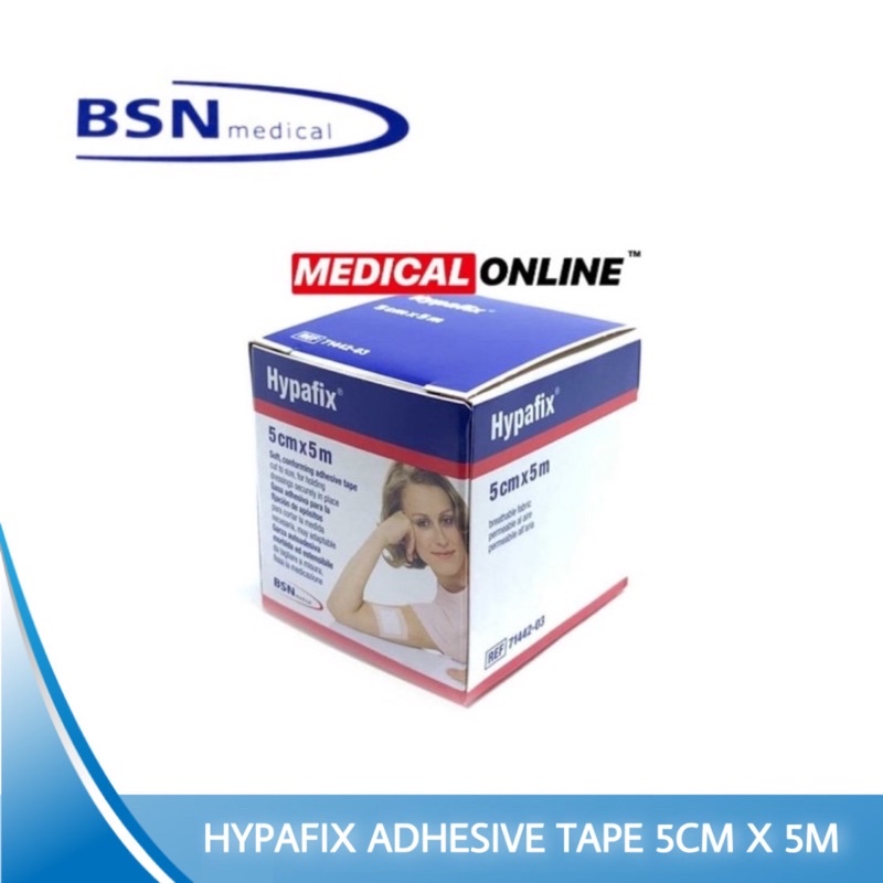 HYPAFIX 5X5 5X1 5 cm x 5 m 5 cm x 1 m BSN MEDICAL ONLINE PLESTER PLASTER HIPAFIX MEDICALONLINE