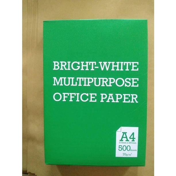 

KERTAS HVS A4 WHITE MULTIPURPOSE OFFICE PAPER ISI 500 LEMBAR RANDOM