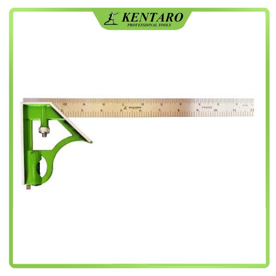 KENTARO KTR-4011 Penggaris Siku Tukang Kayu/Besi Waterpass 30 cm