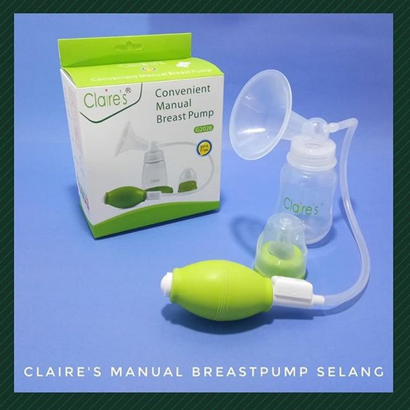 CLAIRES CONVENIENT MANUAL BREAST PUMP CLAIRE'S G2026