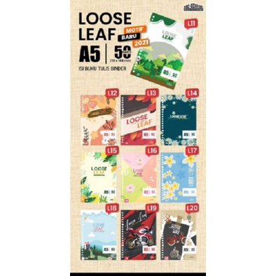 

Loose leaf isi buku tulis binder by. Adz-dzahabi