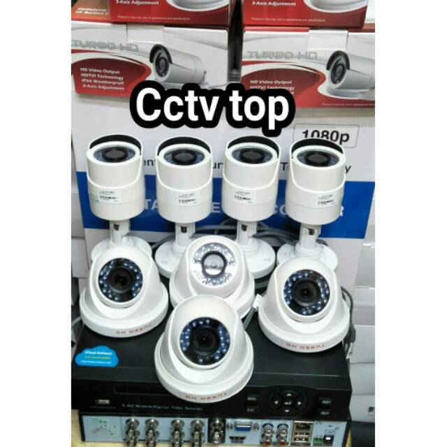 Promo paket cctv 8 chanel turbo hd oem hikvision 2mp + hdd lengkap