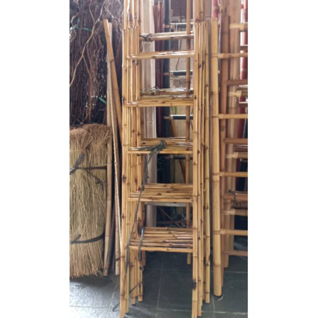 Tangga Ladder Bambu 1 5m Shopee Indonesia