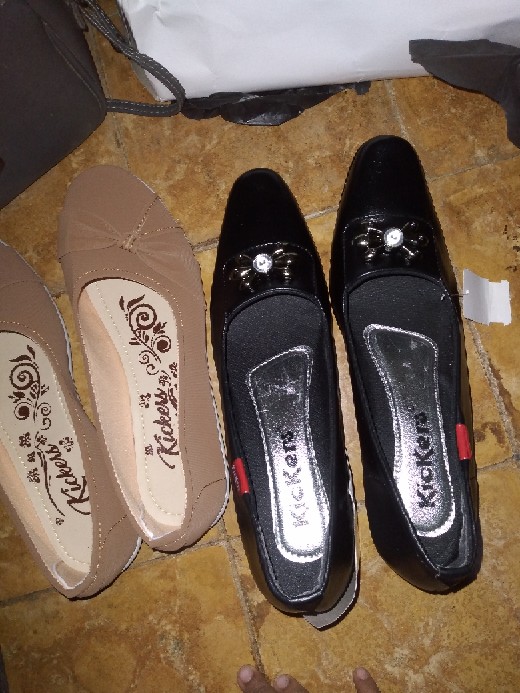 Sepatu Pantofel D21 2 Kantor Cewek Wanita Karir Termurah Kulit Sintetis Terlaris