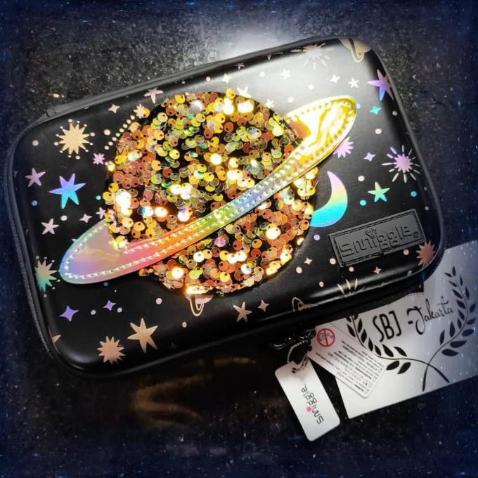 

Tempat Pensil Kotak Pensil Smiggle Planet Original 3D Hardcase Sequin