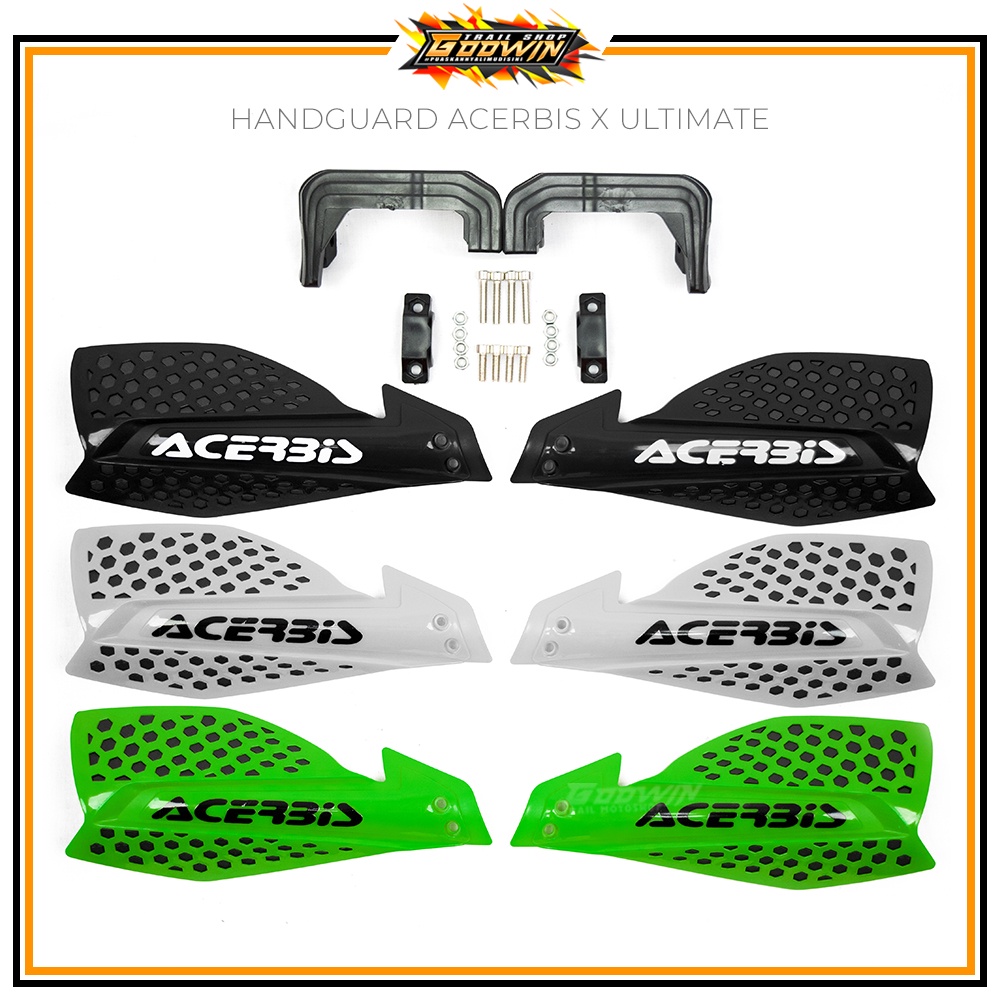 Handguard Trail Hand Guard Pelindung Tangan ACERBIS X ULTIMATE / X FUTURE KLX BIGFOOT DTRACKER NEW CRF 150L Universal Trail Warna