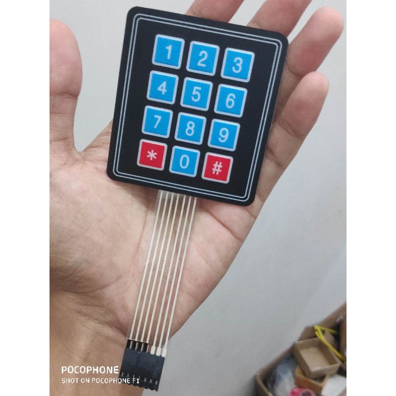 keypad matrik membrane 4x3 keypad Metrik 4x4 matrik 4x4 Keyboard membrane Keyboard tipis keyped 3x4 keyboard AVR arduino