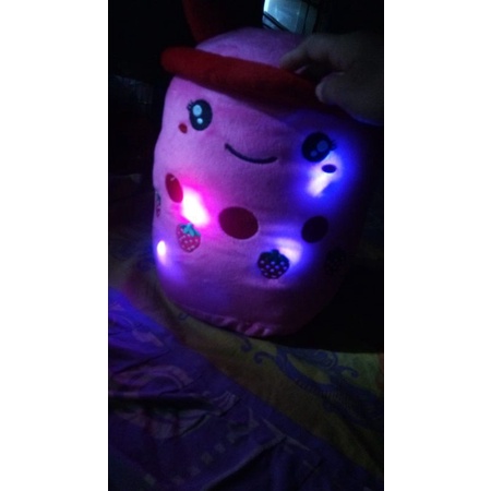 BONEKA BOBA LED JUMBO / BONEKA BOBA JUMBO MENYALA BERLABEL SNI - 45CM