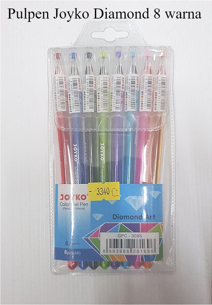 

PULPEN JOYKO DIAMOND ART-2 GPC-309S (8pcs) | BOLPEN WARNA