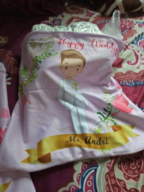 Bantal Custom Wedding Mewah Hijab (wedding Series)