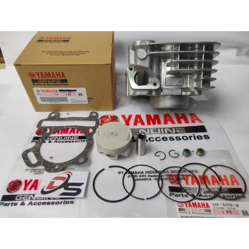 Blok seher+piston os setandar yamaha jupiter z1 injeksi vega force fi kode part(1DY)original japan