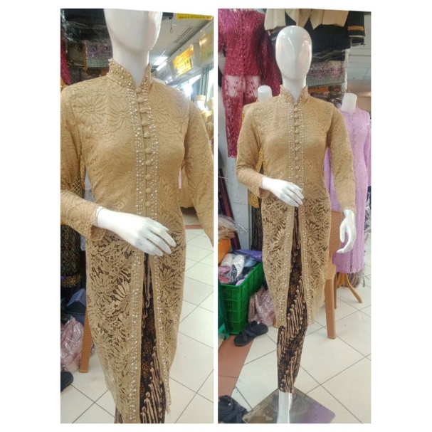 kebaya ibu besan model tunik(full puring)-Baju y aja,kulit