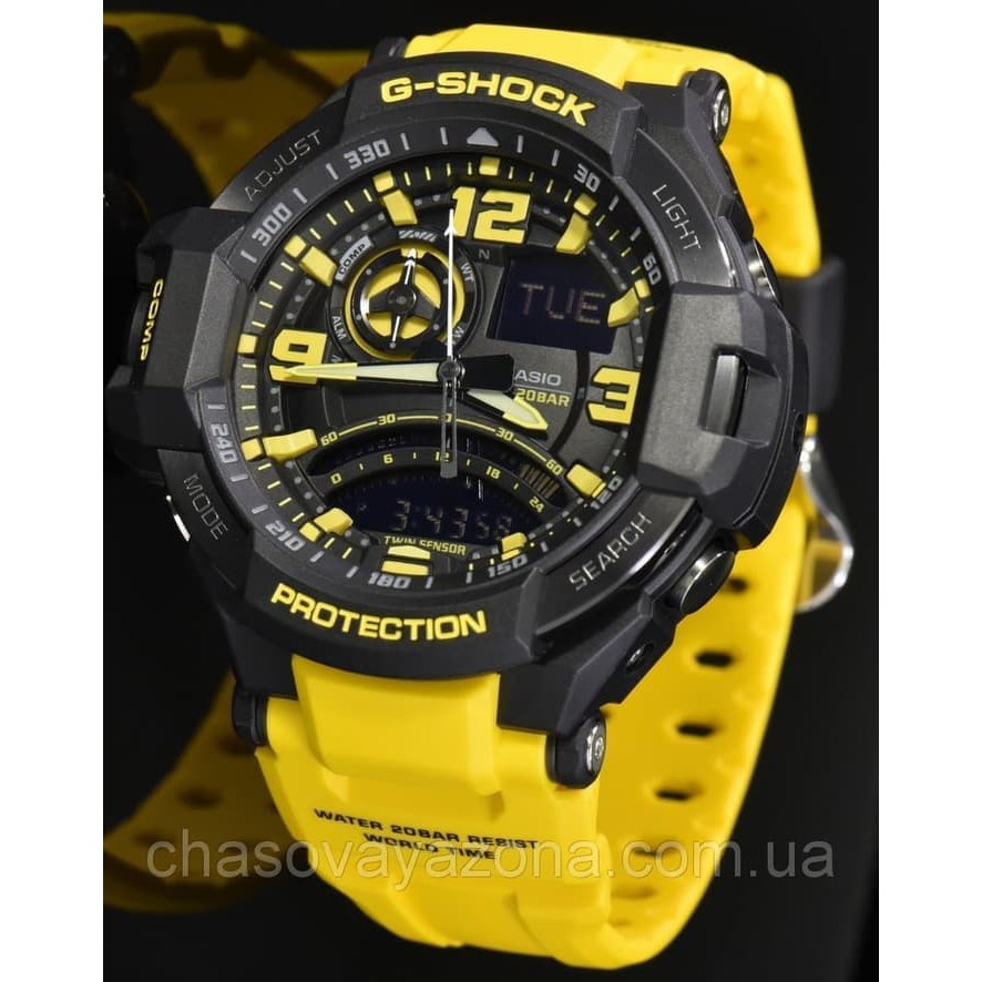Casio G-shock Type GA 1000 / GA1000 STRAP TALI KUNING ORI BM