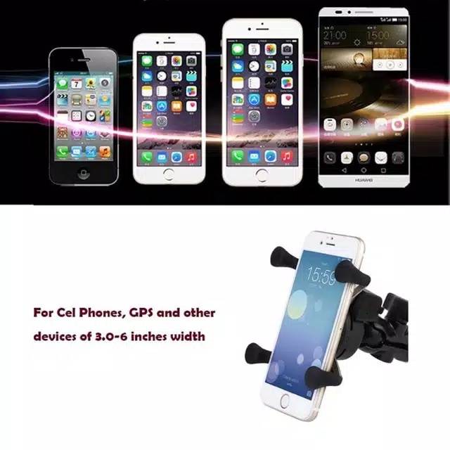 Mounting/Holder X-Grip Hp/Smartphone bracket charger motor holder handphone holder hp motor