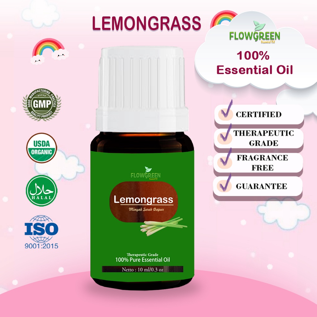 FLOWGREEN LEMONGRASS ESSENTIAL OIL DIFFUSER HUMIDIFIER OIL