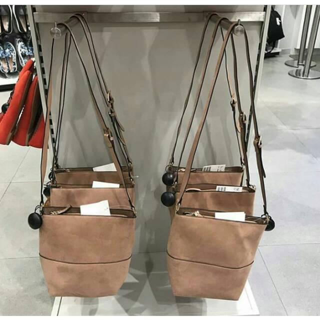 Tas hnm suede / sling bag hnm (preloved)
