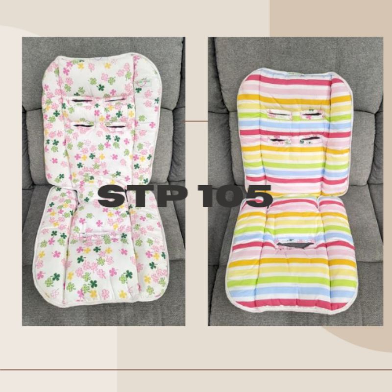 Stroller pad reversible (bisa dipakai bolak balik motifnya) By noshi-noshi