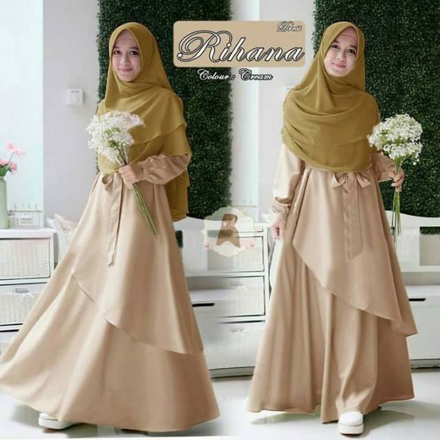 RIHANA GAMIS REMAJA / BUSUI / JUMBO / XS / S