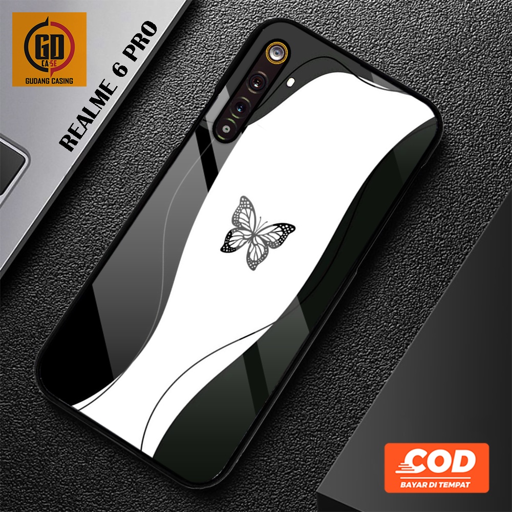 Case Realme 6 PRO Terbaru - Gudang Casing [ Butterfly ] Realme 6 PRO - Case Hp - Casing Hp - Softcas